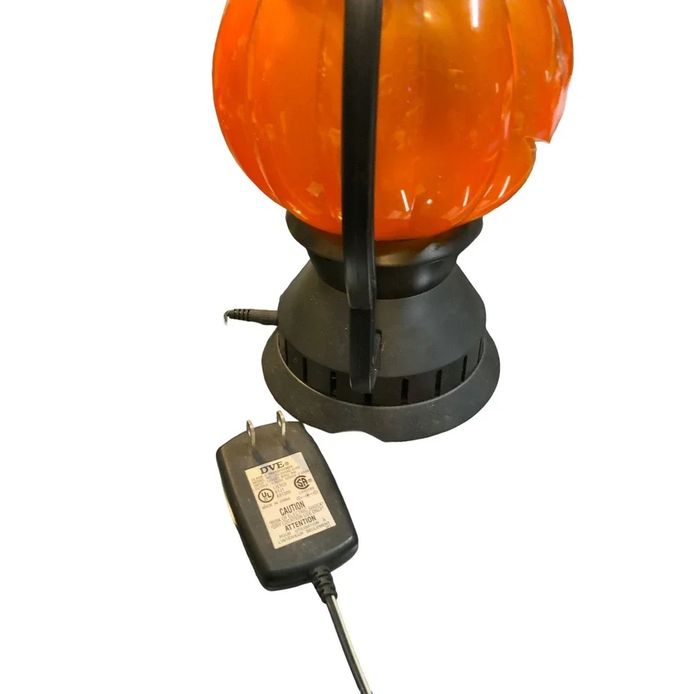 Vintage Jack 'O Lantern Electric Flaming Light Up Lantern 11